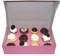 12ct CUPCAKE BOX 100 PER CASE
